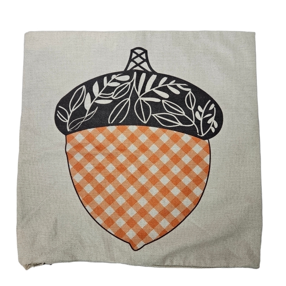 Unbranded Fall Acorn Throw Pillow Cover 17x17‎ Square Cover O22